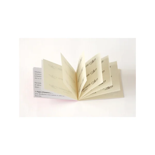 1 carnet de Papier d'Arménie La Rose