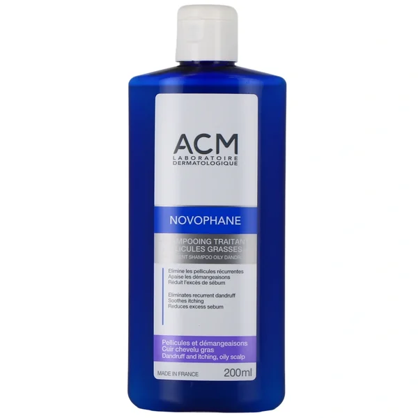 ACM Novophane Shampooing Traitant Pellicules Grasses