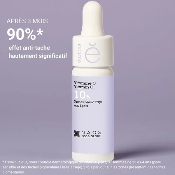 ACTIF PUR - Vitamine C 10% - Taches Liées à l'ge - Visage, 15ml