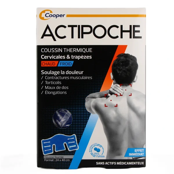 Actipoche Coussin Thermique Cervicales et Trapèzes