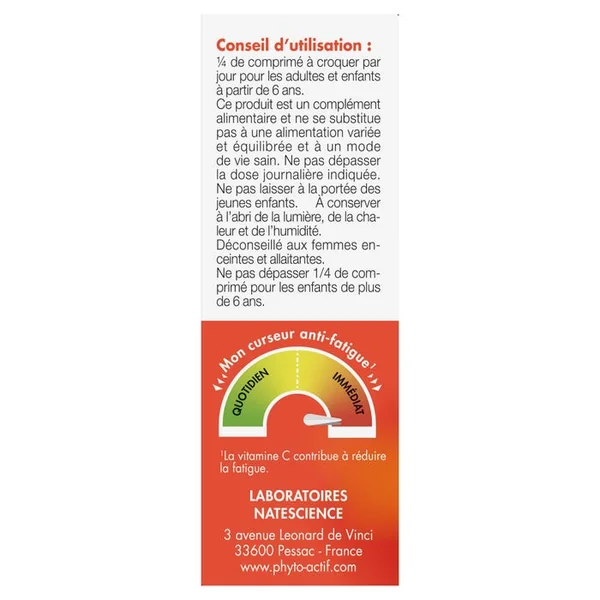 Acérola Plus 500 Vitamine C, 24 Comprimés + 1 Tube de 12 Comprimés Offert
