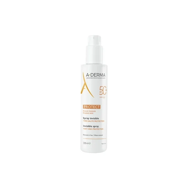 A-DERMA Protect Spray Invisible Très Haute Protection SPF50+ 200 ml