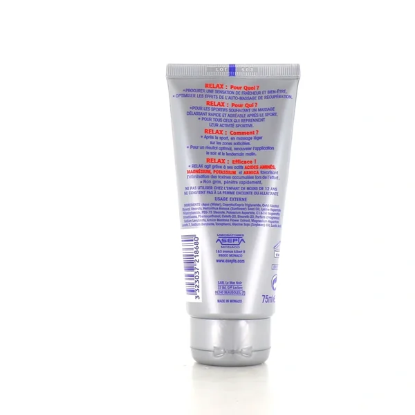 Akileïne Sports Relax Gel Crème Défatigant Corps