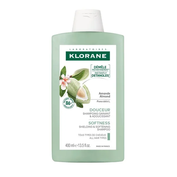 AMANDE - Shampooing Douceur et Tenue - Tous Types de Cheveux, 400ml
