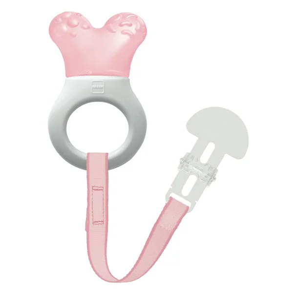 Anneau de Dentition Réfrigérant avec Attache - 2 Mois et Plus, 1 Anneau De Dentition