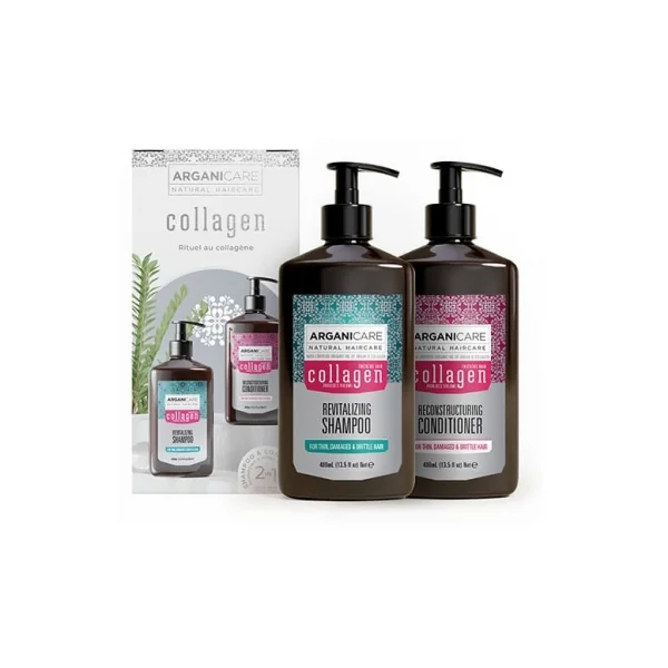 Arganicare Coffret Duo Revitalisant & Volume Boost Collagène