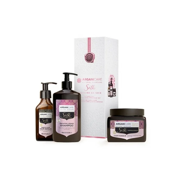 Arganicare Coffret Trio Lissant & Brillance Protéine de Soie