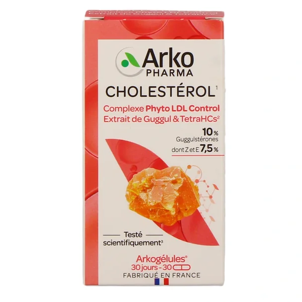 Arkogélules Cholestérol Complexe Phyto LDL Control