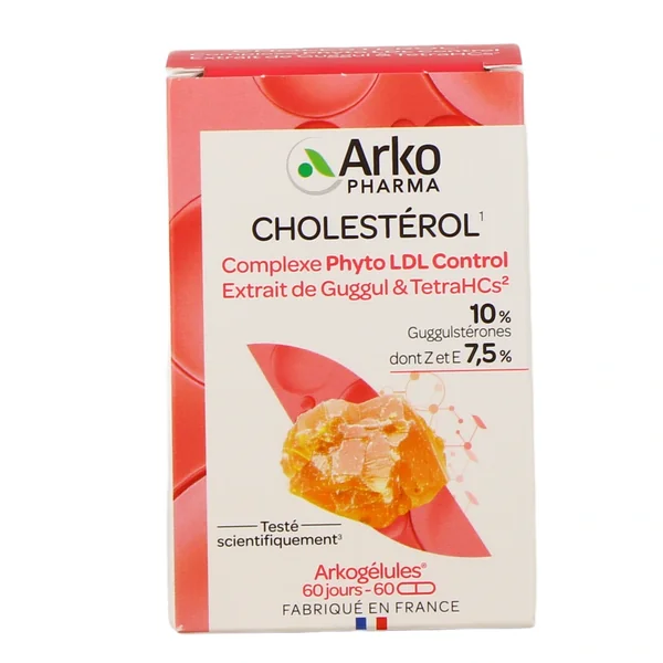 Arkogélules Cholestérol Complexe Phyto LDL Control