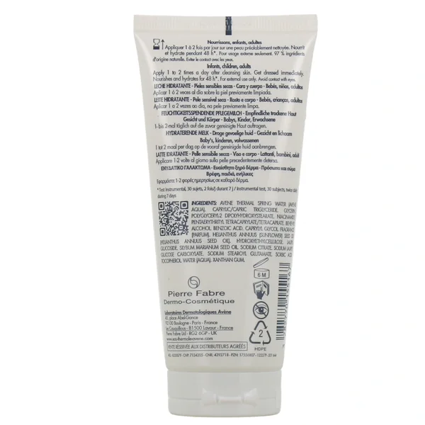 Avène XeraCalm Nutrition Lait Hydratant