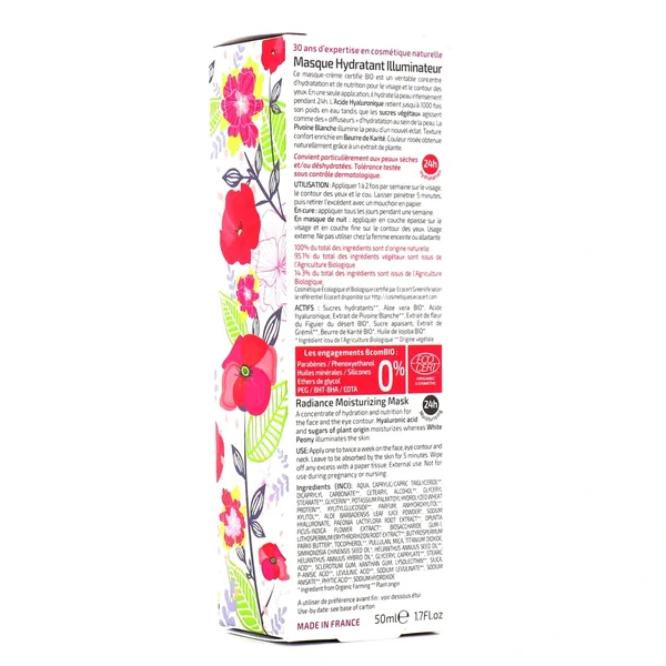 B Com Bio Masque Hydratant Nourrissant