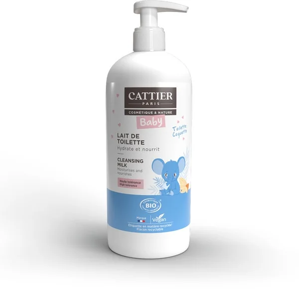 BABY - Lait de Toilette - Visage et Corps - Peaux Sensibles, 500ml