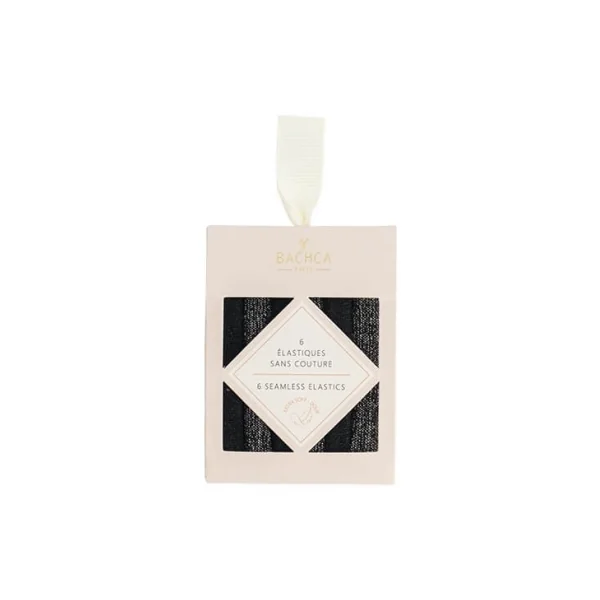 Bachca Elastiques Sans Couture Noir & Lurex x6