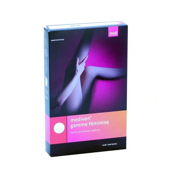 Bas Autofixant Pied Ouvert Platinum Mediven 20 Elégance Classe 2 Medi
