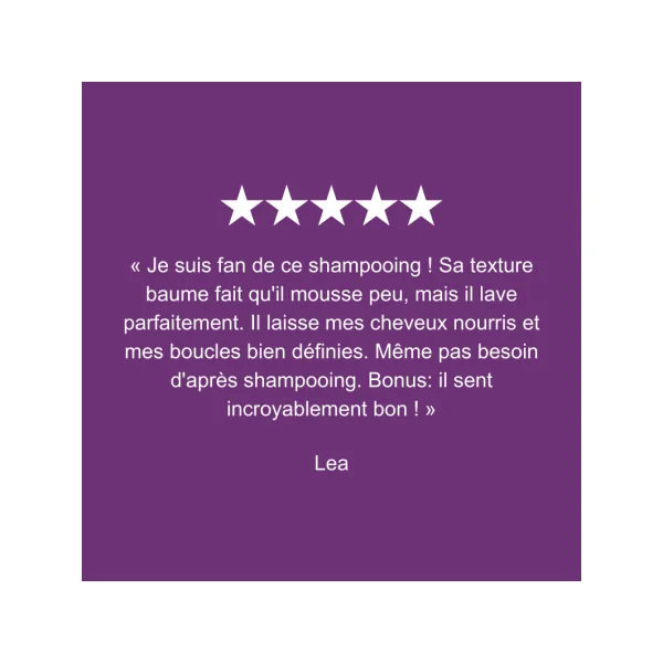 Baume lavant boucles fabuleuses au beurre de kokum 250 ml