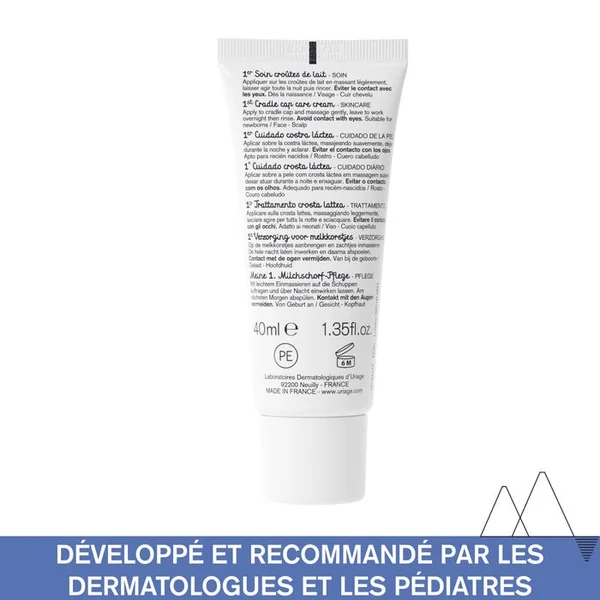 BEBE - 1er Soin Croûtes de Lait - Visage et Cuir Chevelu - Tous Types de Peaux, 40ml