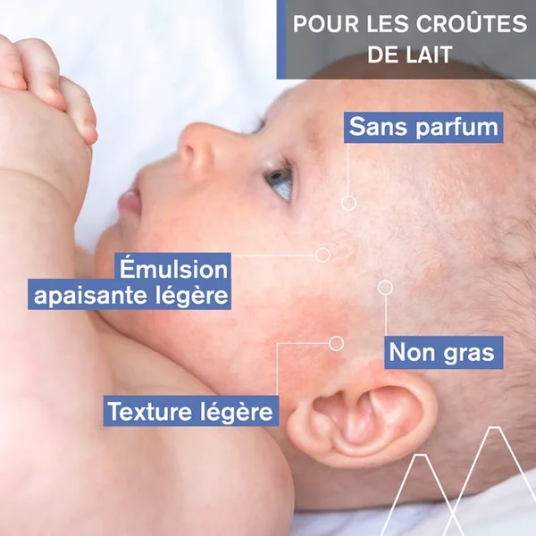 BEBE - 1er Soin Croûtes de Lait - Visage et Cuir Chevelu - Tous Types de Peaux, 40ml