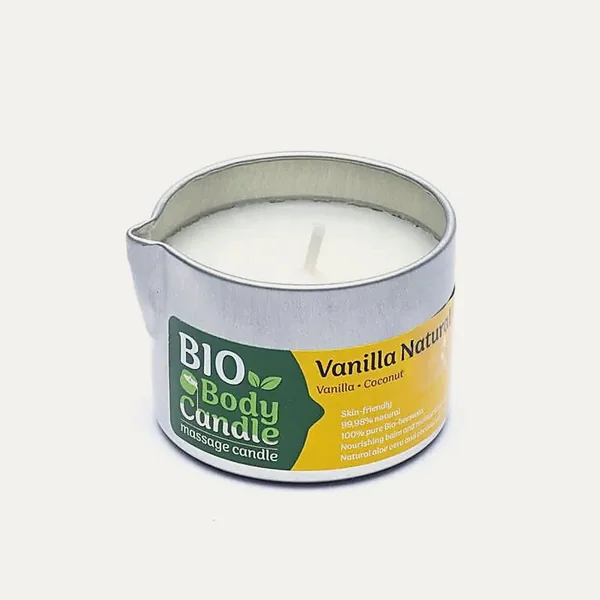 Bougie de massage Vanille & Coco BIO