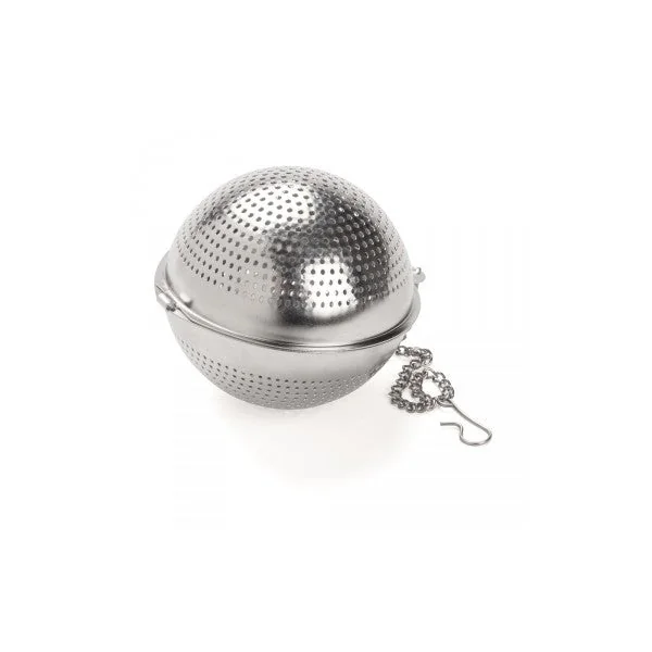 Boule Filtre Infuseur Thé Inox avec chainette - Taille XL