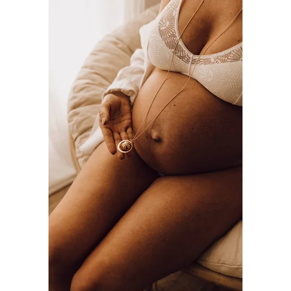 Box grossesse - bola de grossesse GAÏA + Doudou bola brodé