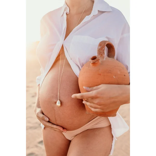 Box grossesse - bola de grossesse GOUTTE + Doudou bola brodé