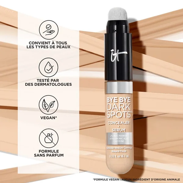 BYE BYE DARK SPOTS - Concealer Correcteur Teint + Sérum - Light Cool, 6.7ml