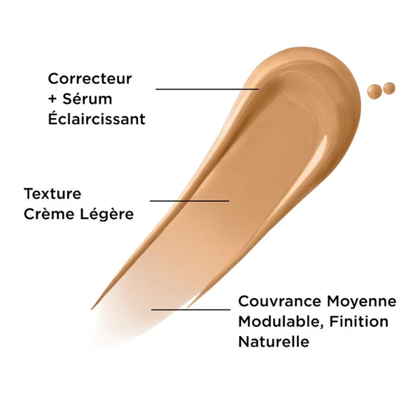 BYE BYE DARK SPOTS - Concealer Correcteur Teint + Sérum - Medium Warm 32, 6.7ml