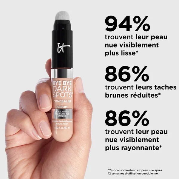 BYE BYE DARK SPOTS - Concealer Correcteur Teint + Sérum - Medium Warm 32, 6.7ml