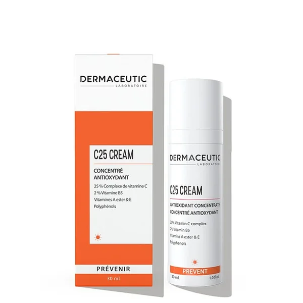 C25 CREAM - Concentré Antioxydant - Visage - Tous Types de Peaux, 30ml