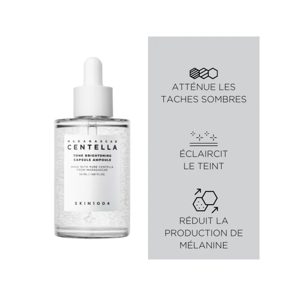 CAPSULE ÉCLAIRCISSANTE À LA CENTELLA ASIATICA 50ML
