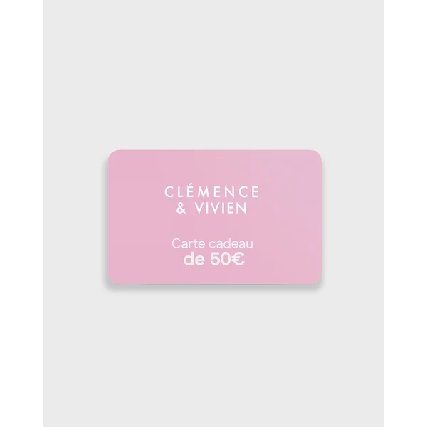 Carte cadeau Clémence & Vivien