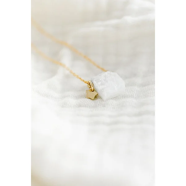 Collier pierre de lune naturelle LUNA