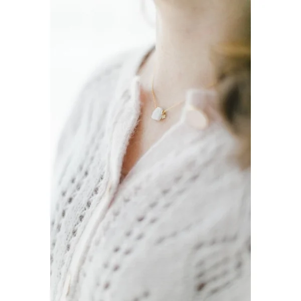 Collier pierre de lune naturelle LUNA