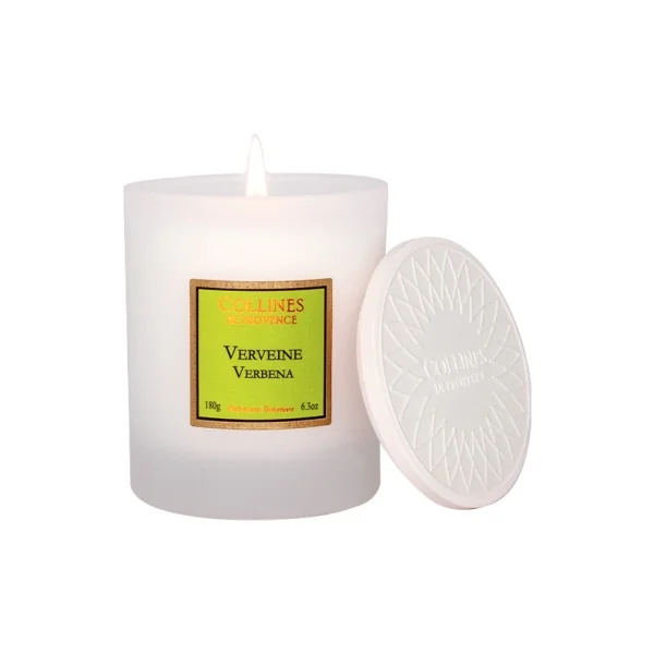 Collines de Provence Les Naturelles Bougie Parfumée 180 g - Senteur : Verveine