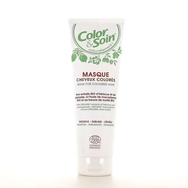 Color et Soin Masque Cheveux Colorés Bio