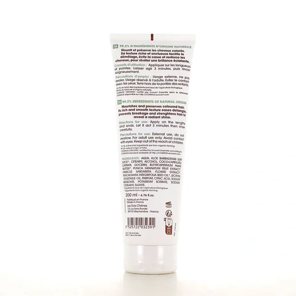 Color et Soin Masque Cheveux Colorés Bio