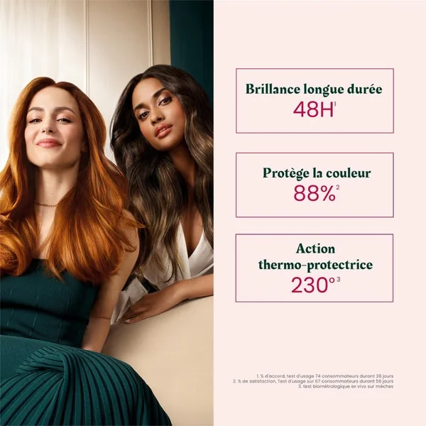 COLOR GLOW - Crème Éclat Thermo-Protectrice - Cheveux Colorés, Méchés, 100ml