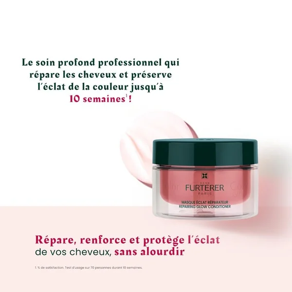 COLOR GLOW - Masque Éclat Réparateur - Cheveux Colorés, Méchés, 100ml