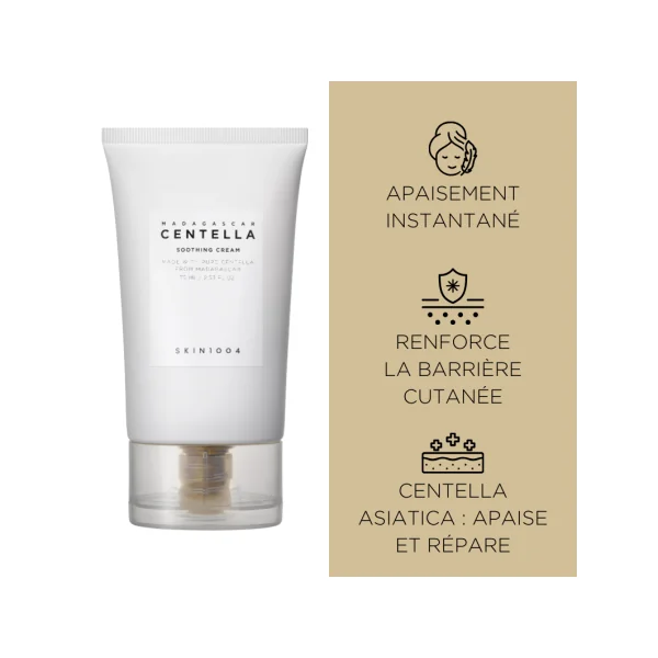 CRÈME APAISANTE À LA CENTELLA ASIATICA 75ML