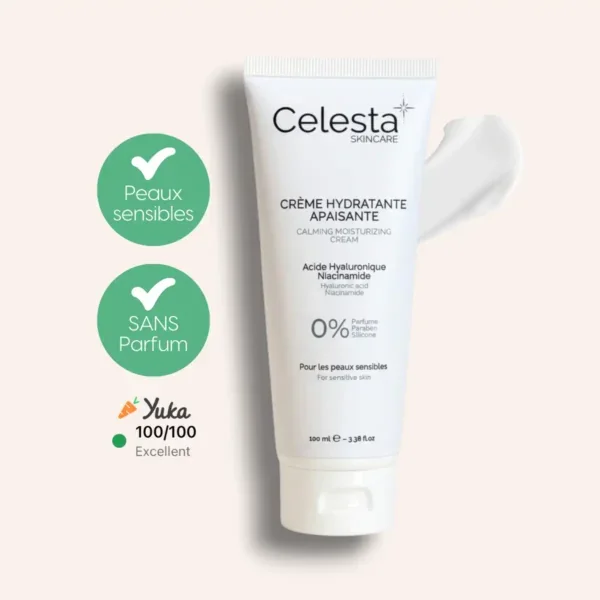 Crème Hydratante Peau Sensible Sans Parfum | Celesta Skincare
