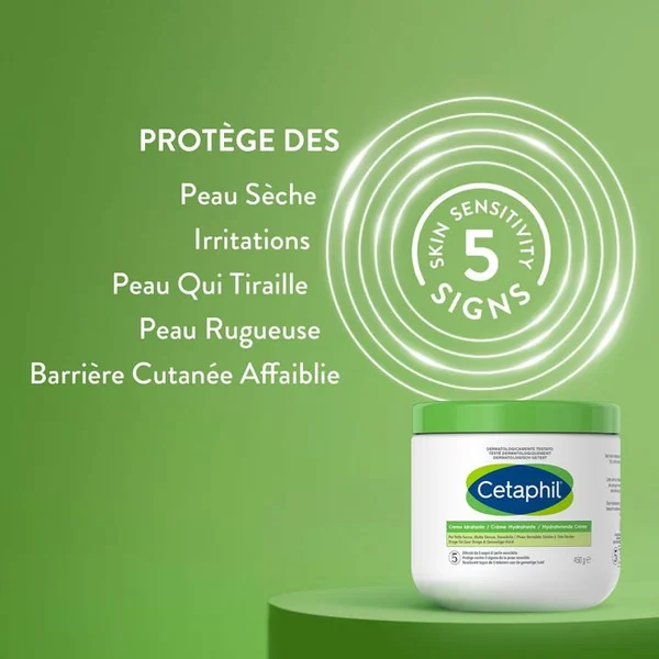 Crème Hydratante - Visage et Corps - Peaux Sèches à Très Sèches, 450g