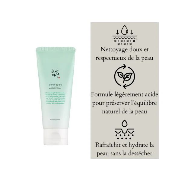Crème Nettoyante Fraîcheur à la Prune Verte 100ml