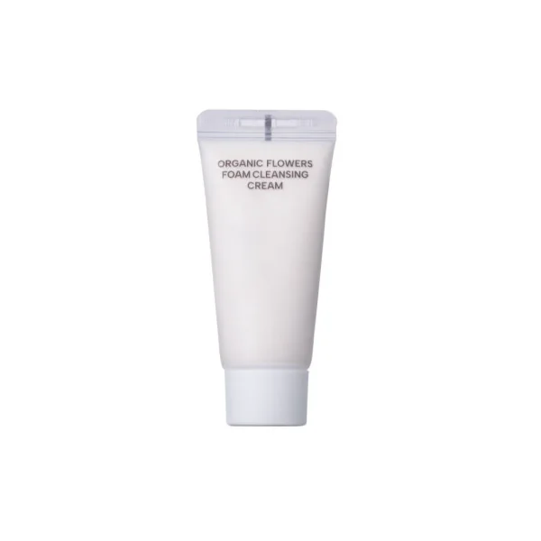 Crème nettoyante moussante aux fleurs bio fermentées 20 ml