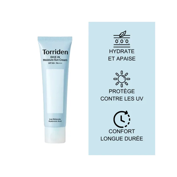Crème solaire hydratante SPF50+ Dive In 60ml