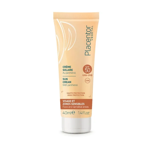Crème Solaire SPF50+ - Visage et Zones Sensibles, 40ml