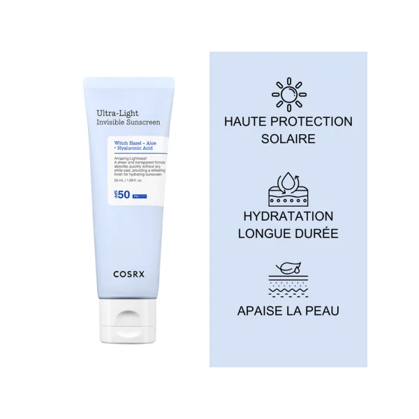 Crème Solaire Ultra-Légère SPF50 PA++++ 50ml