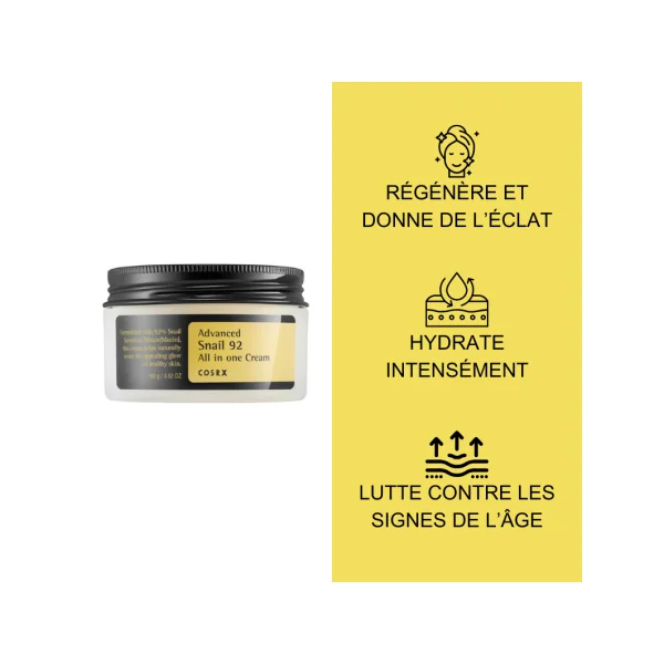 Crème Tout-En-Un à la bave d'Escargot 100ml