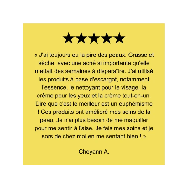 Crème Tout-En-Un à la bave d'Escargot 100ml