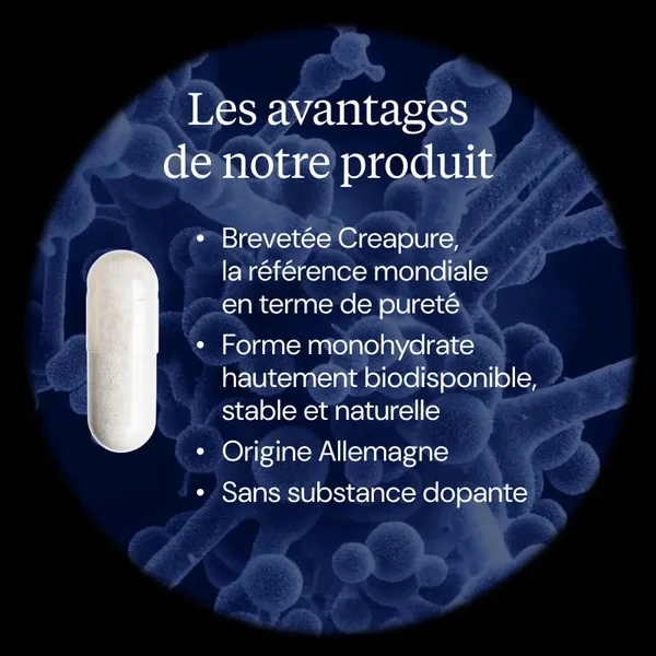 Créatine monohydrate Creapure (Poudres)