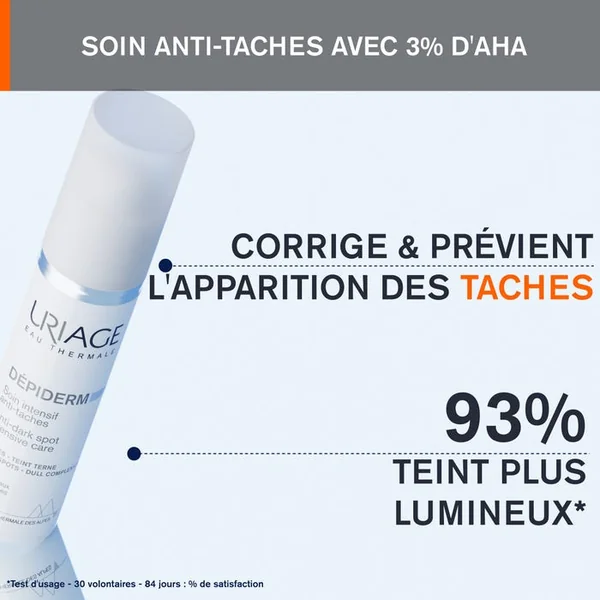 DEPIDERM - Soin Intensif Anti-Taches - Visage - Tous Types de Peaux, 30ml